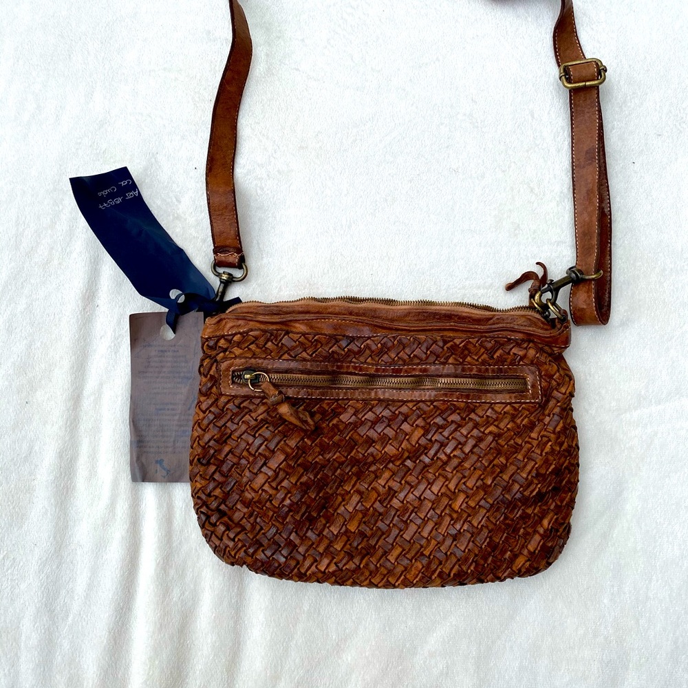 NWT Italian leather handbag